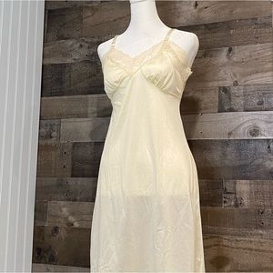 Vintage White Lacey Slip Dress